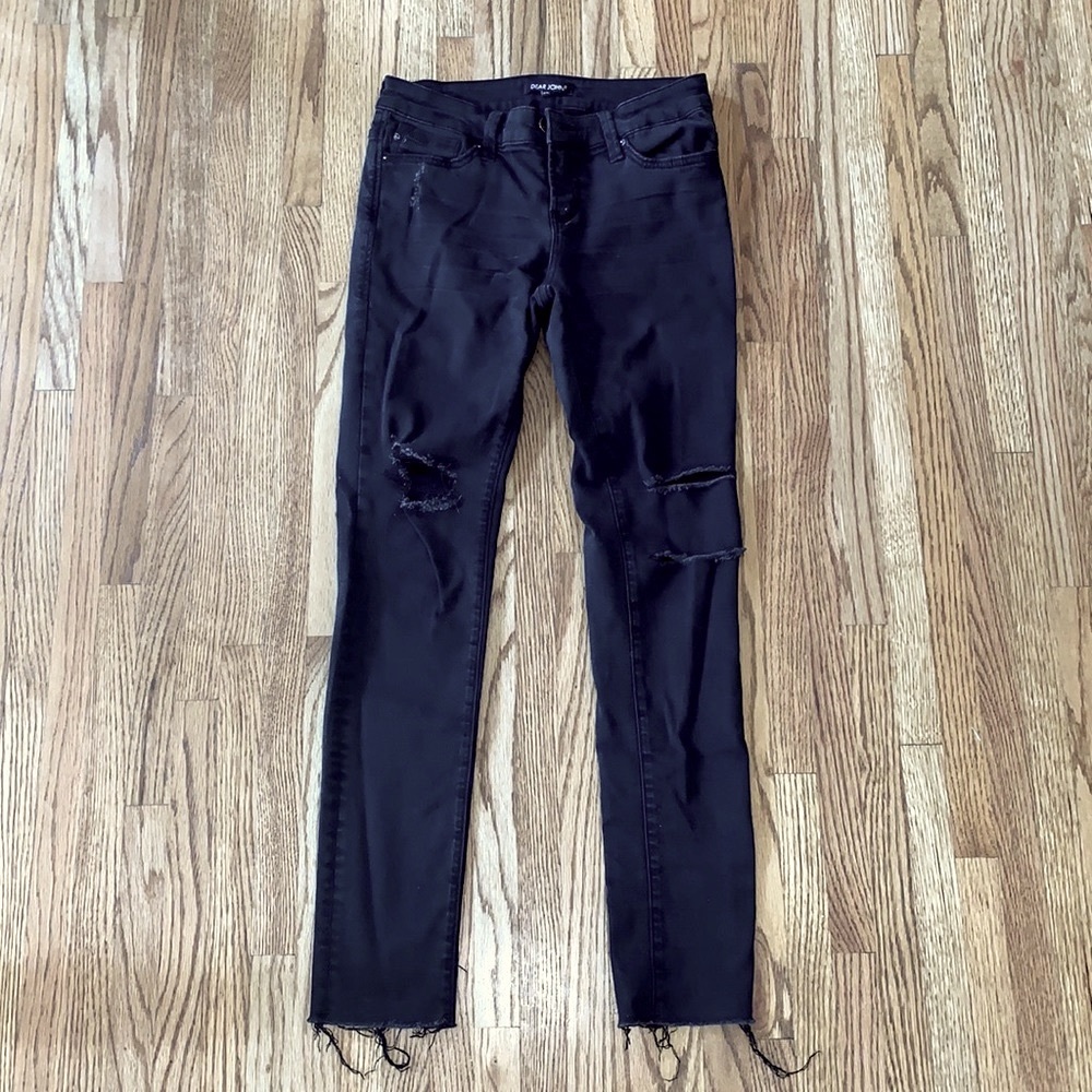 Dear John Black Ripped Jeans - Women’s size 25